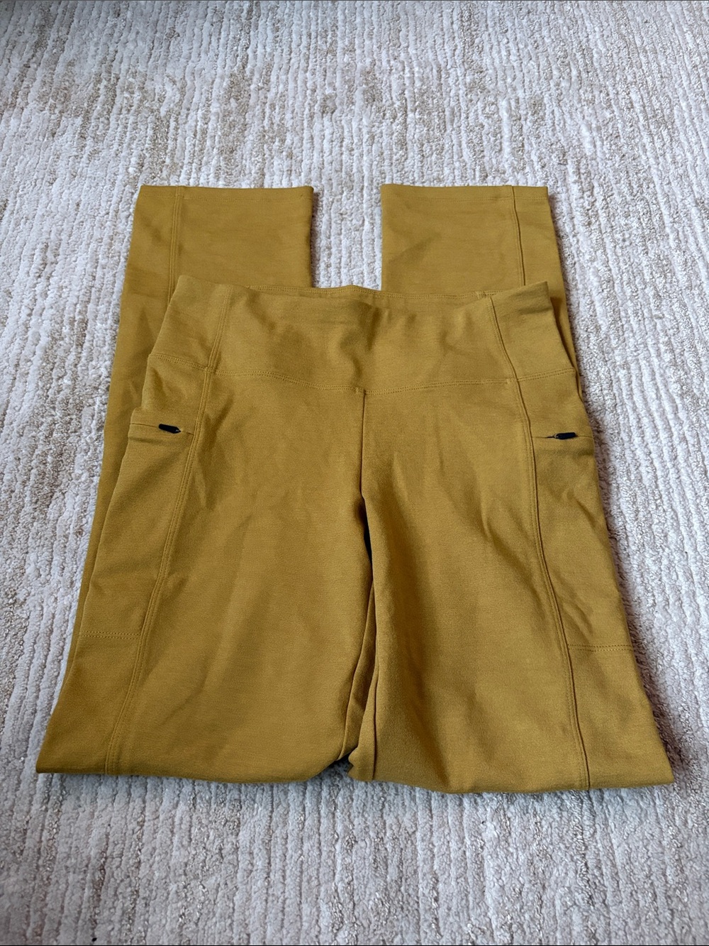 ibex womens Lizzi Pant Mustard Jogger-Style Sweatpants size M